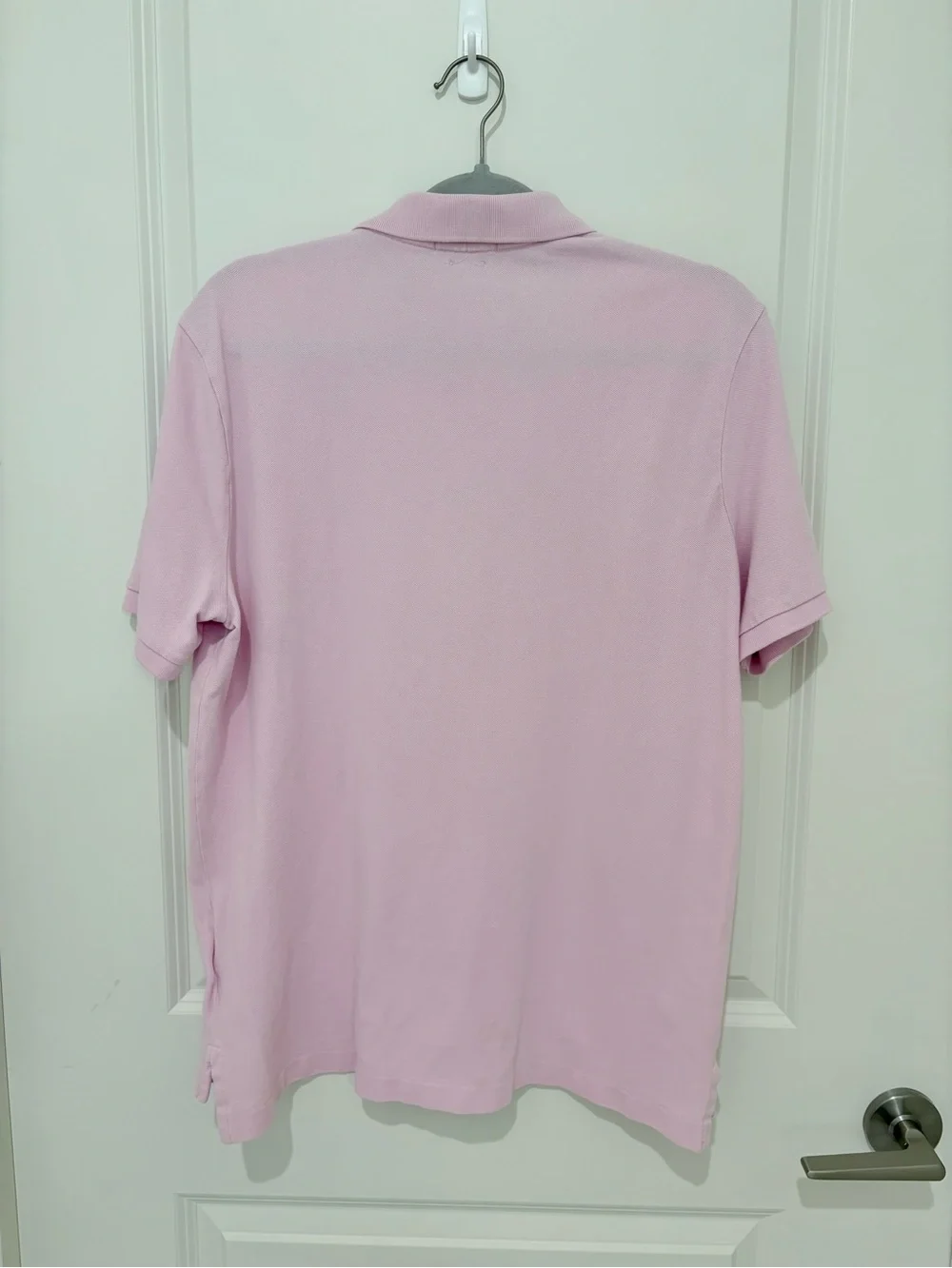 Ralph Lauren Light Pink Polo with Blue Pony Embroidery